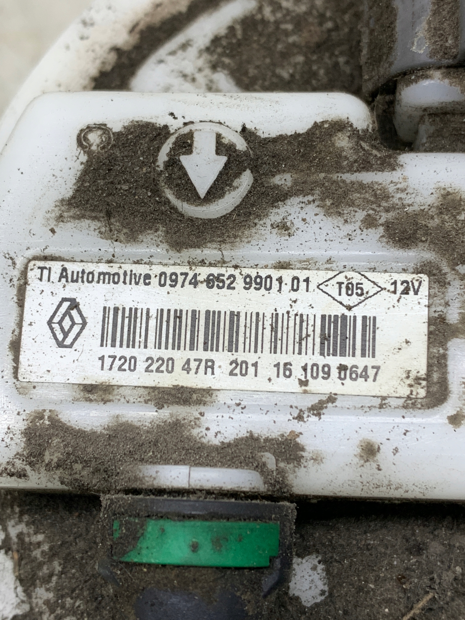 Pompa Pompa carburante 172022047R DACIA DUSTER e LIFT (2013-2017) 1.6B