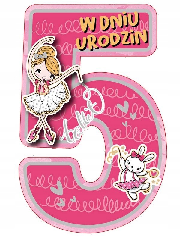 Karnet Urodziny 5