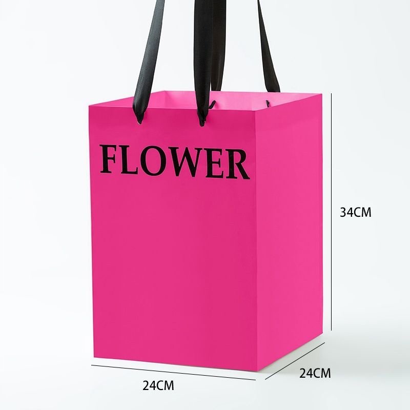 Hand Bag, Torba papierowa, Opakowanie do kwiatów. M