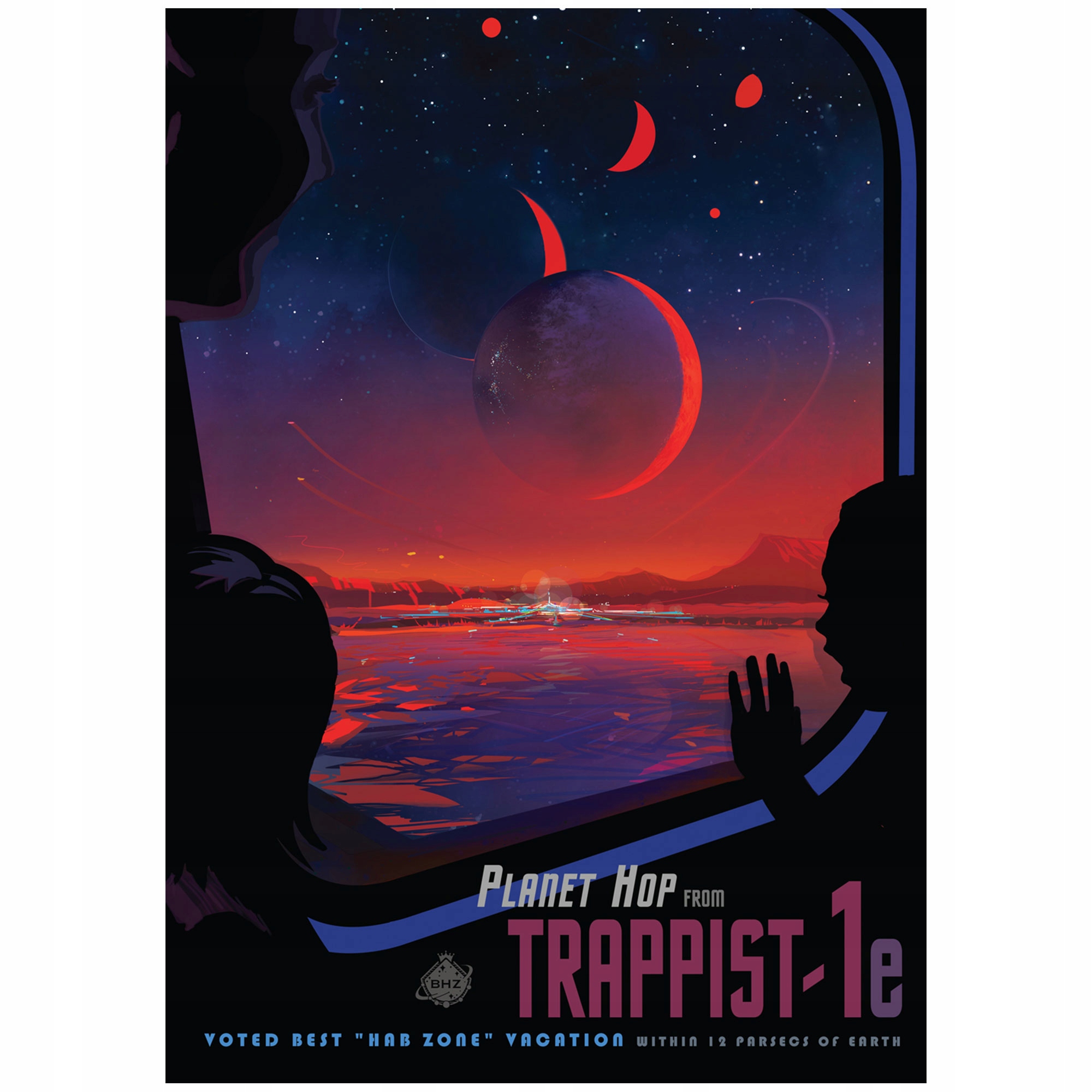 

Plakat Nasa Jpl Trappist-1 Poster