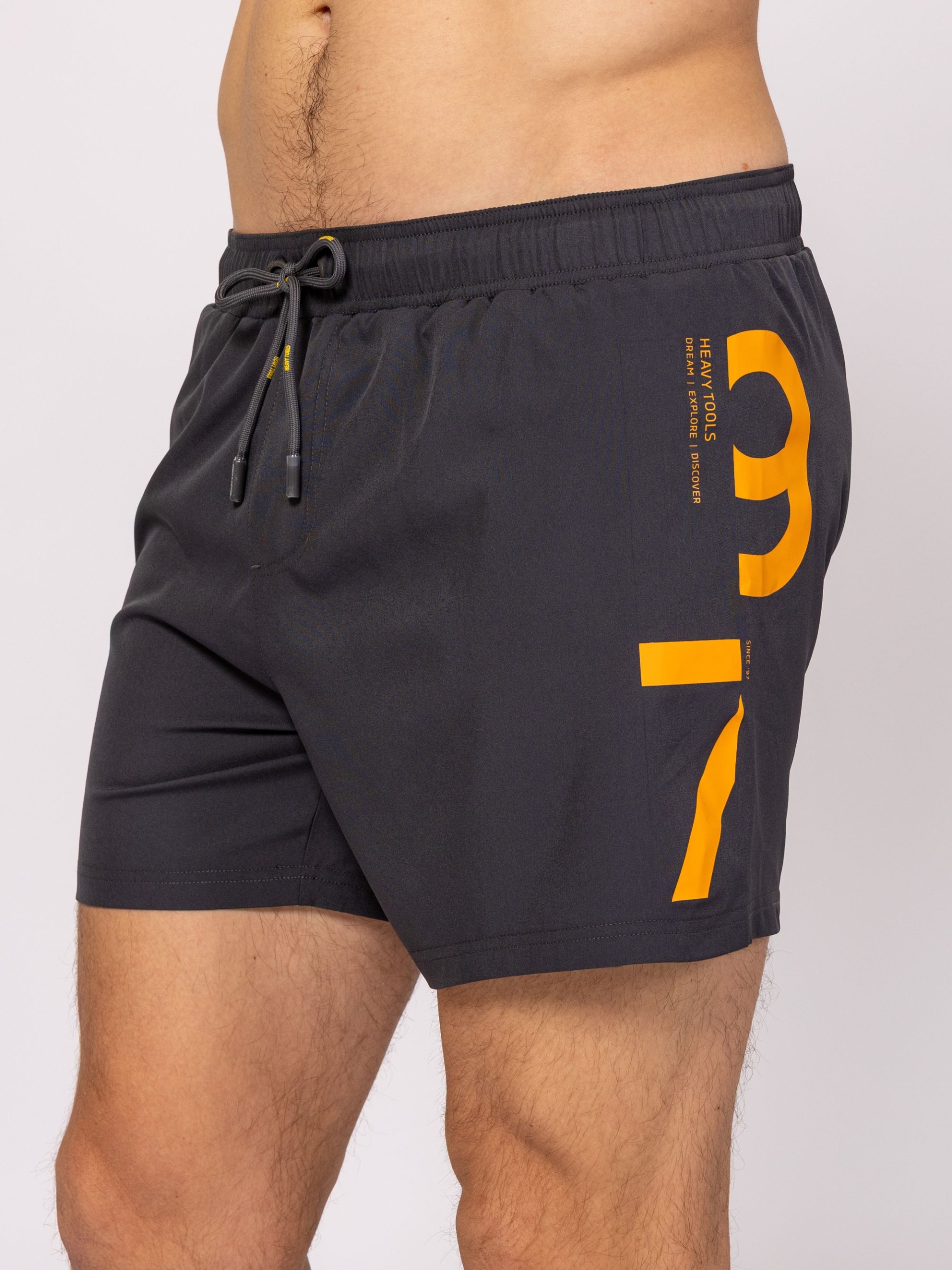 Heavy Tools Pánské Plavkové Krátké Kraťasy Uv Šortky Jospen Grafitové M