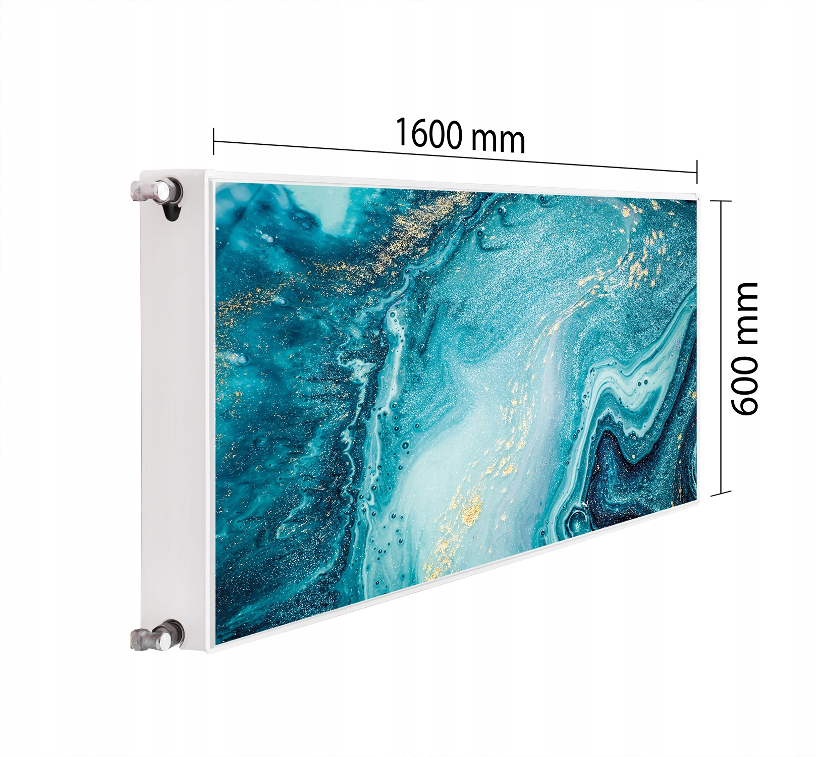 Magnetická Krytka Na Radiátor 160x60 Tyrkysová Podložka Magnet