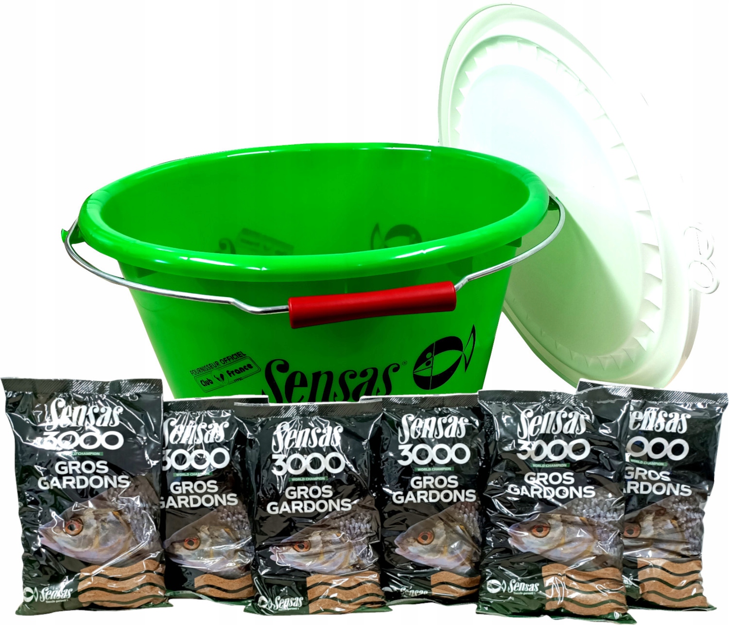 Zestaw zanęta zawodnicza Sensas wiadro