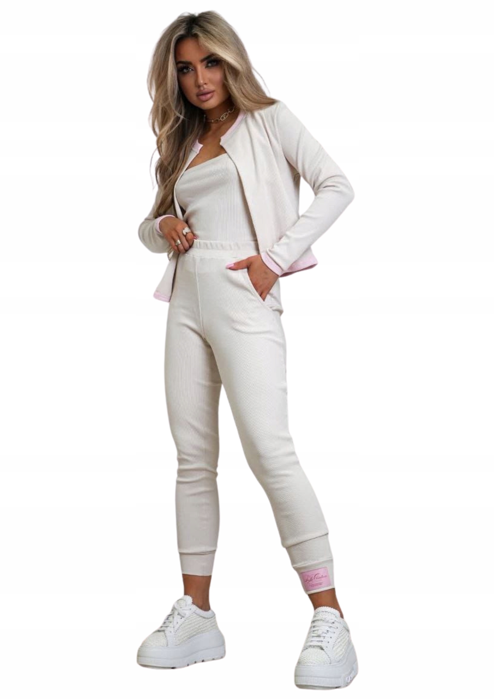 Dámský komplet Amare Laki Couture béžový