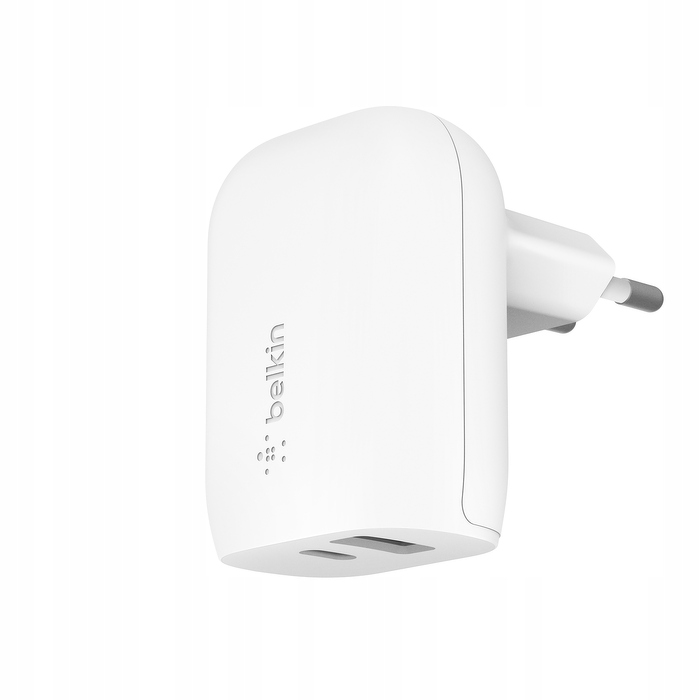 Belkin Belkin Nabíječka Usb-c 25 W, Usb-a 12 W, 37 W, úhlová, bílá