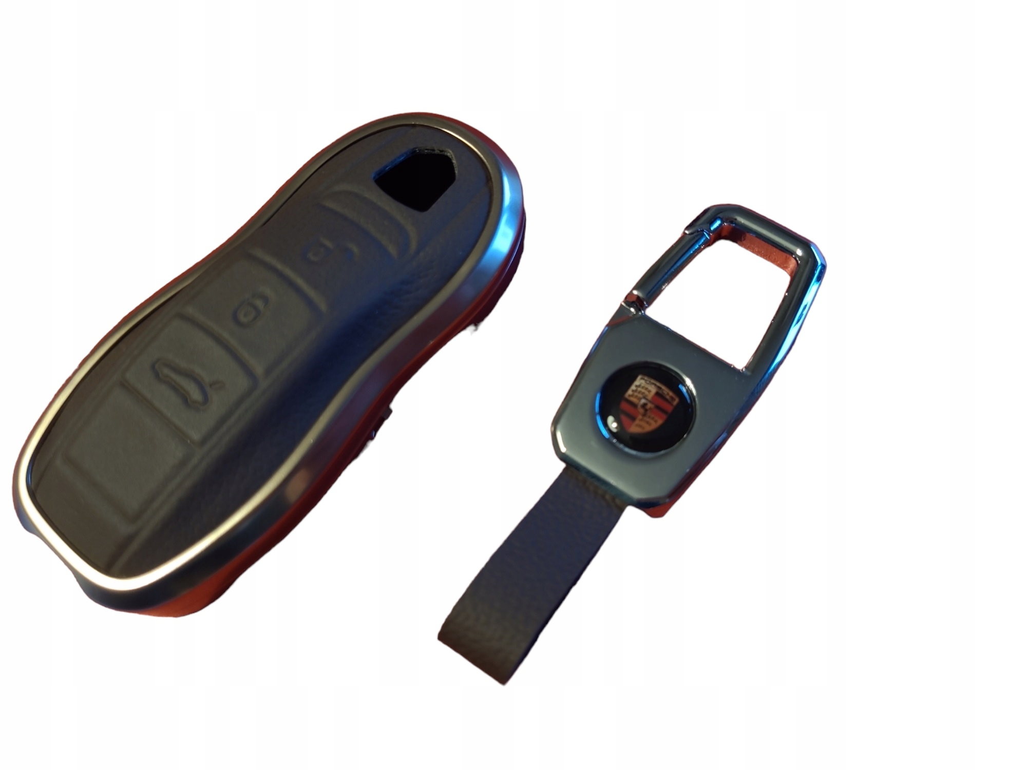 Чехол для ключа автомобиля для Porsche цвет коричневый