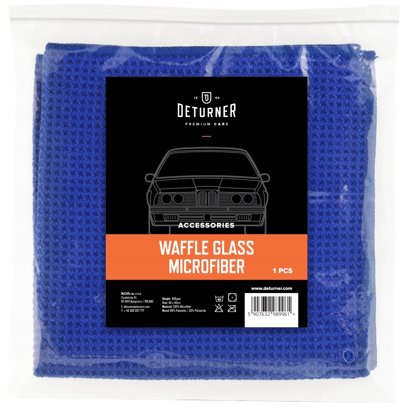 

Deturner Waffle Glass Mikrofibra Waflowa Szyby