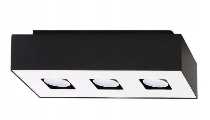 Stropní svítidlo Mono 3 černá Sollux Lighting