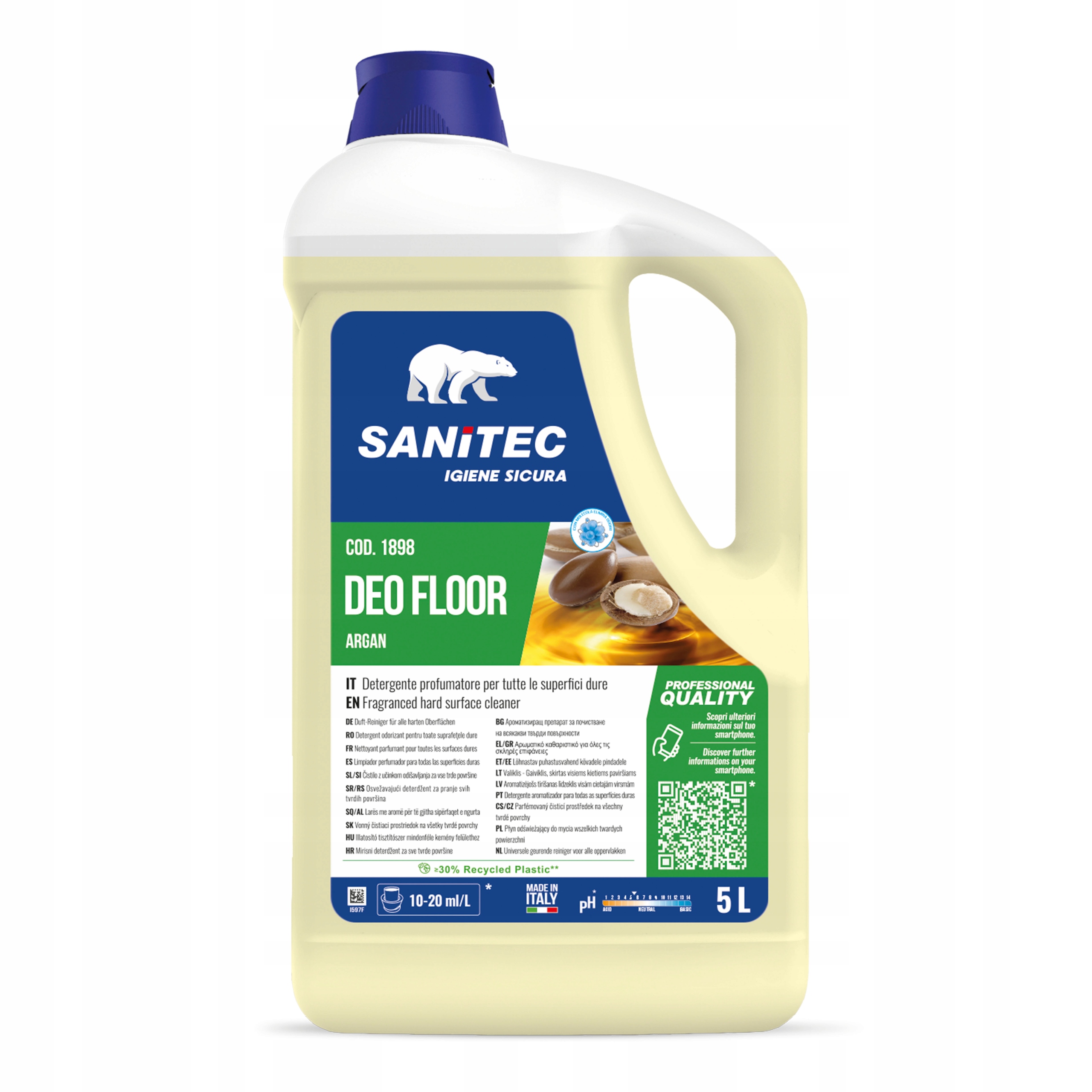 Levně Deo Floor Argan 5L Parfémovaný čistič tvrdých povrchů