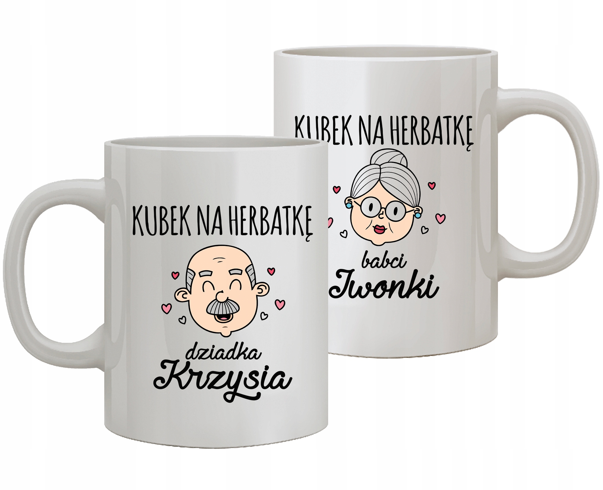 

Zestaw Kubków Dla Babci I Dziadka 2SZT.