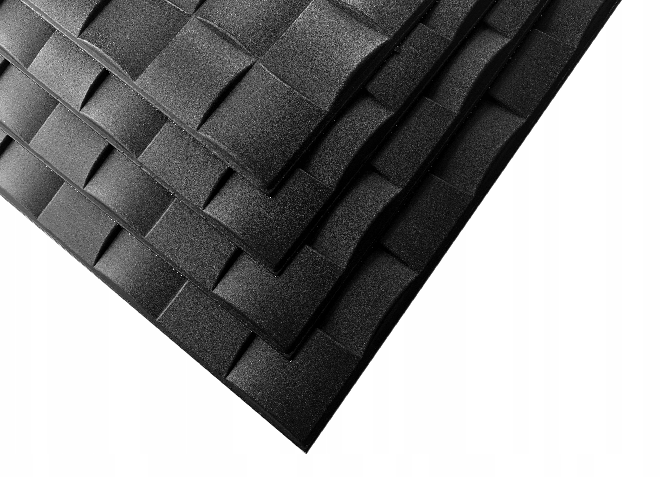 Czarny KASETON sufitowy 3D PANEL DEKORACYJNY cz16 Długość 50 cm