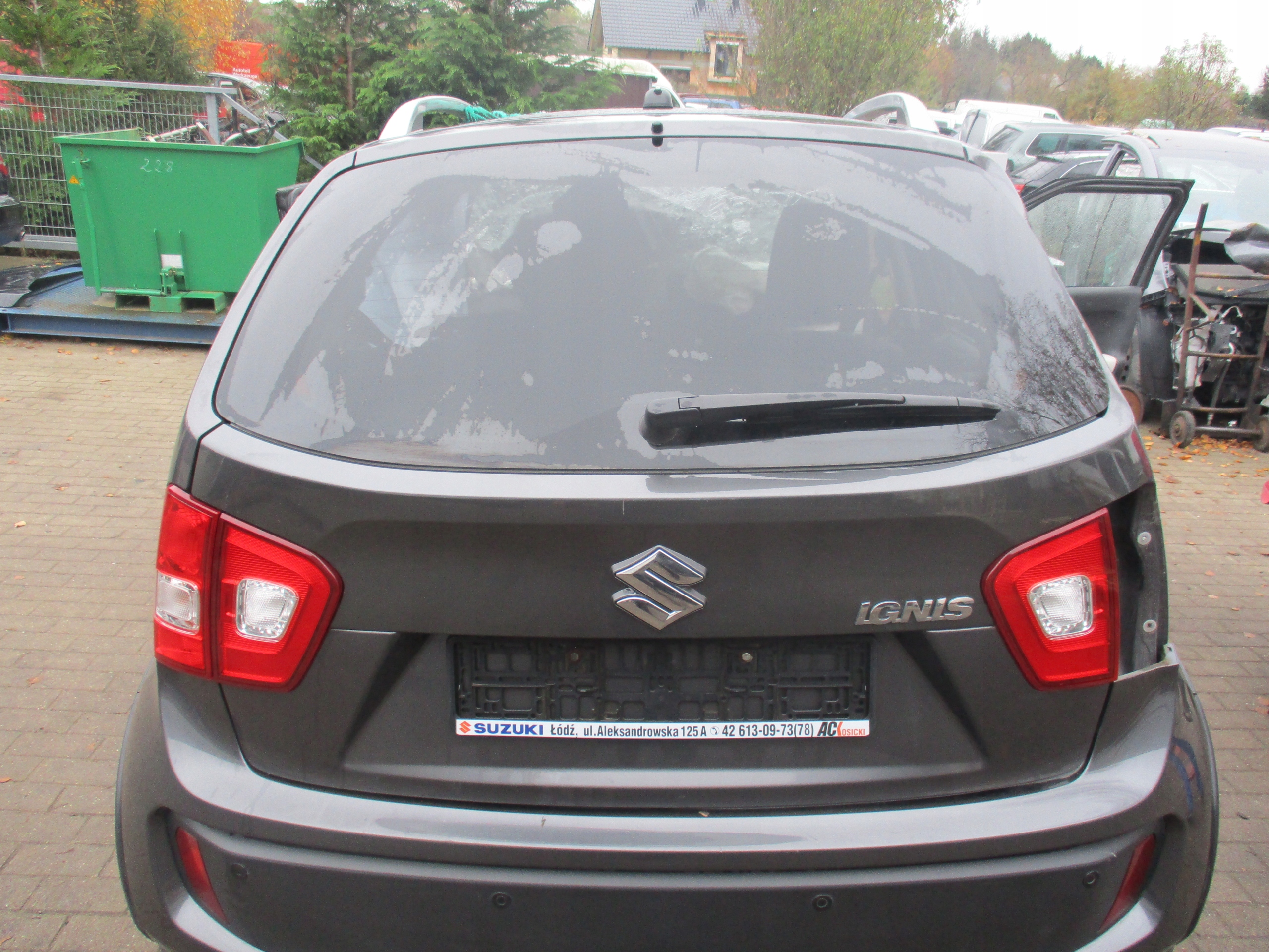 КРЫШКА ЗАД. КАМЕРА SUZUKI ИГНИС III8r В СБОРЕ ЦВЕТ ZMW