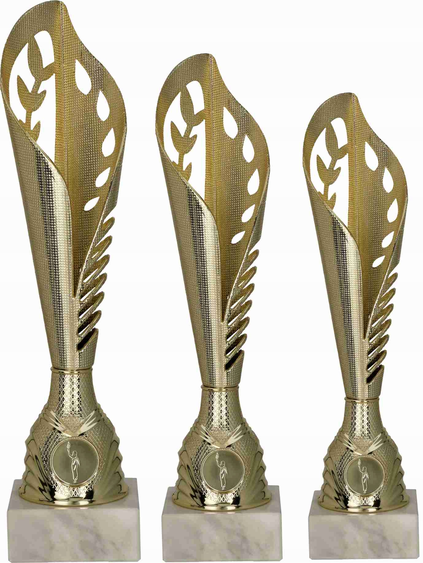 Poháry sada 3 kusů Komplet pohárů 34, 32, 30 cm emblém popis