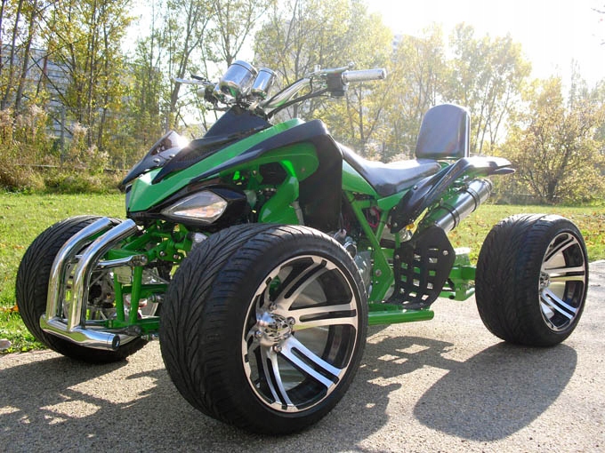 3474372 - КОРПУС ПЛАСТИК ЗАДНЯЯ QUAD PREDATOR JINLING 250 ЗЕЛЕНЫЙ