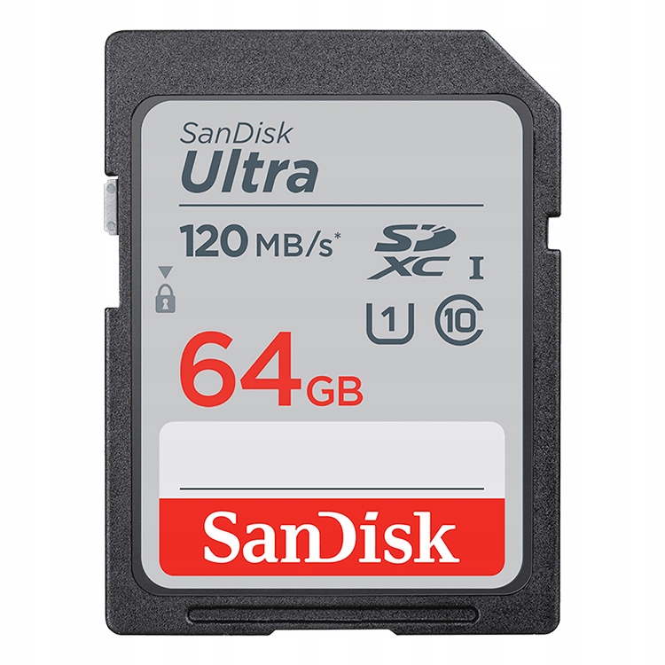 

Karta pamięci Sdxc SanDisk Ultra 64 Gb 120 MB/s