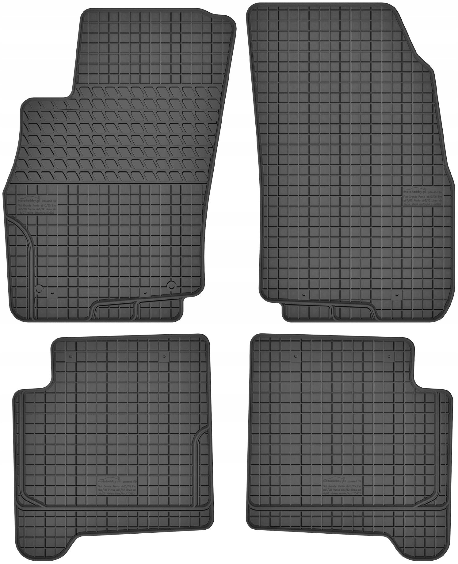 Fiat Punto Evo Gumové koberce Na Míru