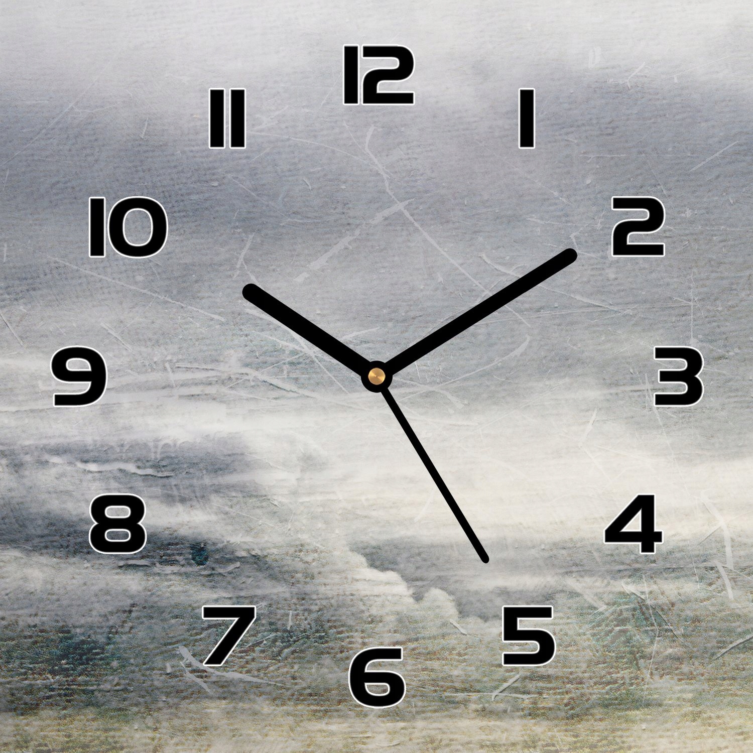 

Zegar ze szkła hartowanego Obraz nieba 30x30 cm