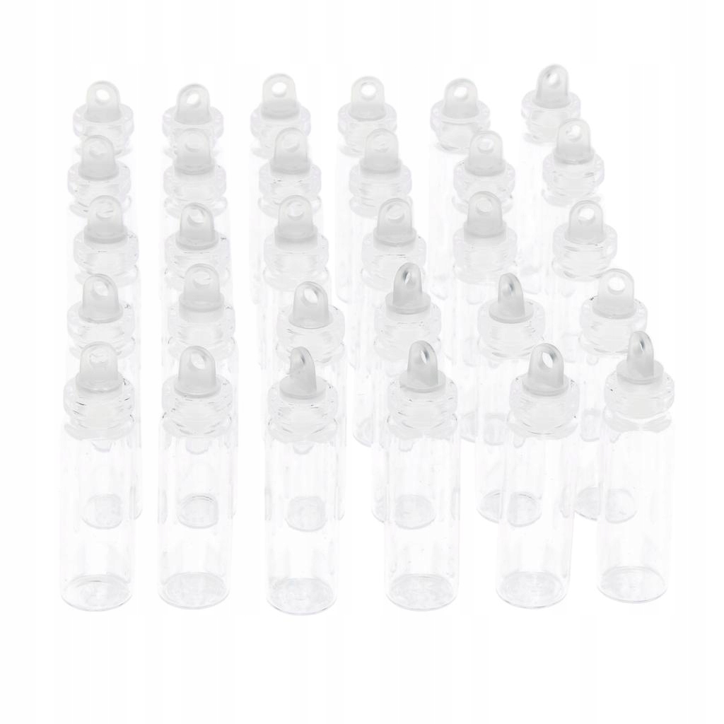 Mini Wish Bottle Clear Glass Jars Bottles Essential Oil Bottles DIY 2ML