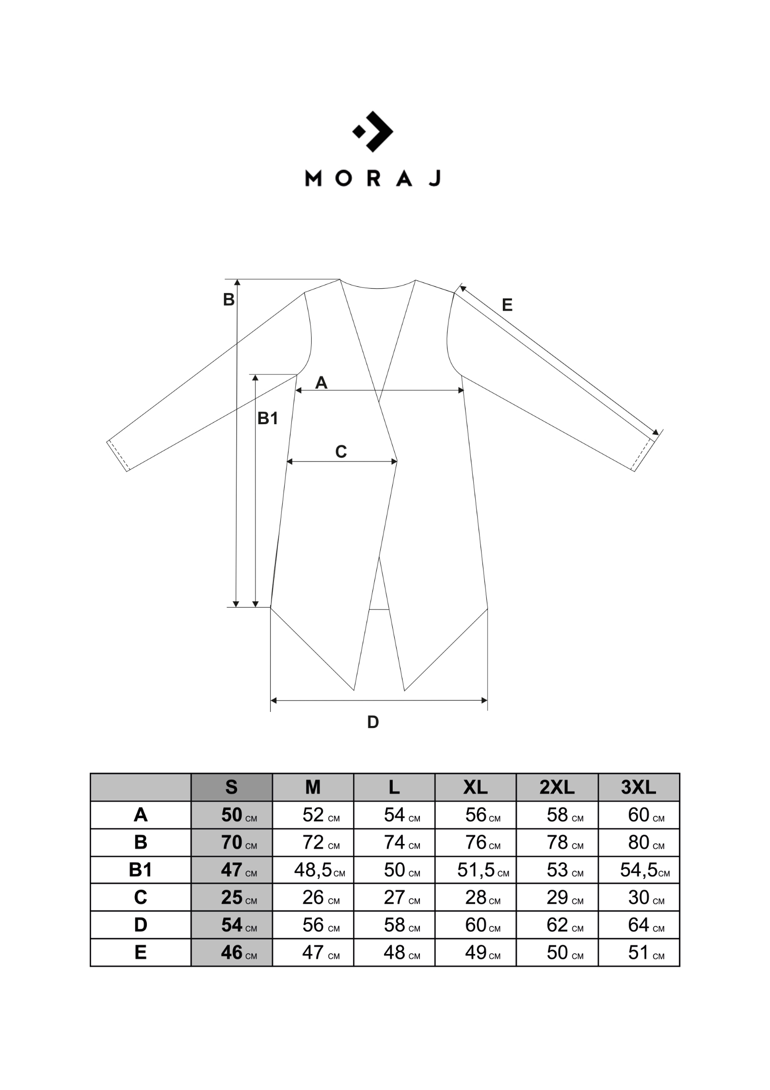 NARZUTKA DAMSKA GŁADKA MARYNARKA WYGODA MORAJ XXXL Płeć kobieta