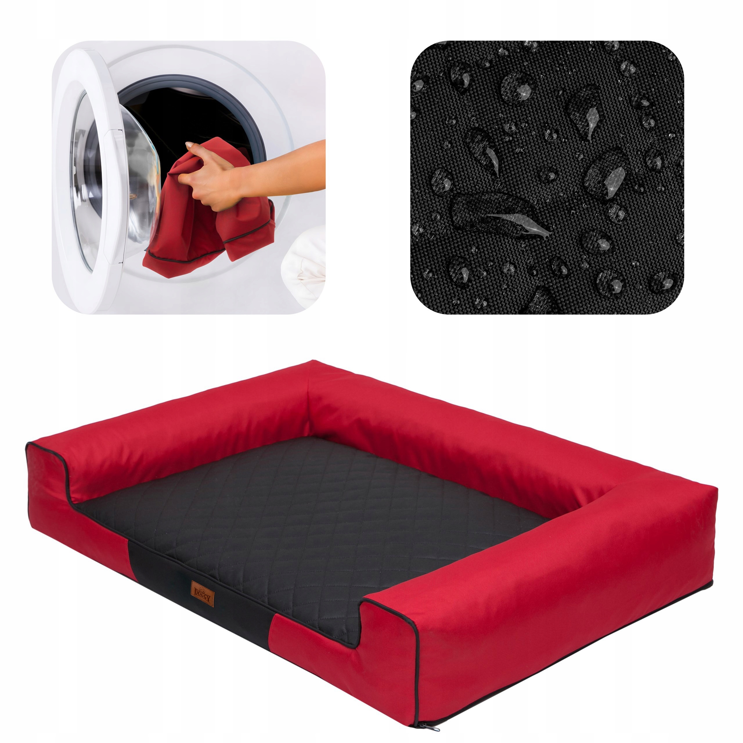 Levně Pelíšek pro psa Potah, XXL 118x78 cm, voděodolná, stahovatelný obal