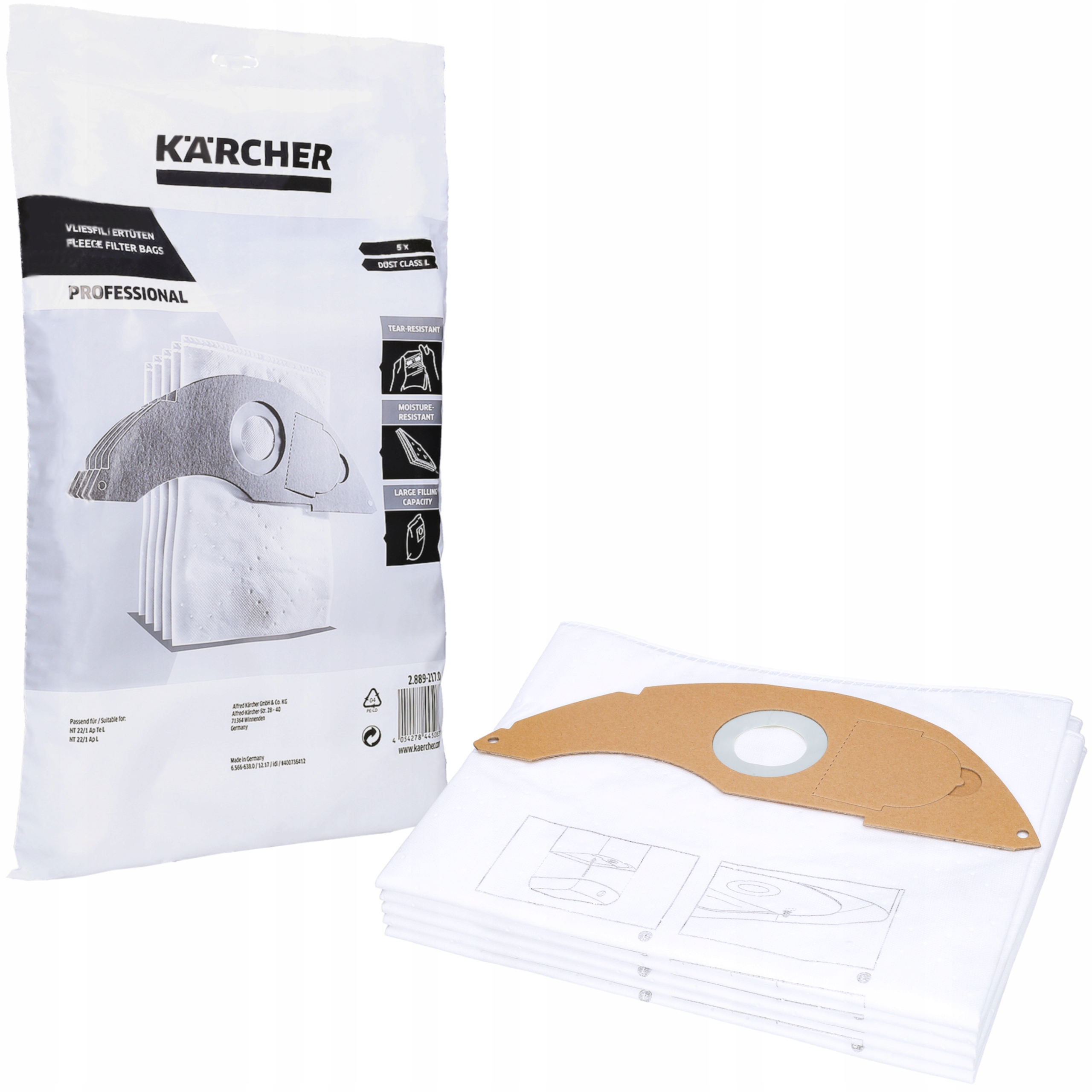 Karcher Worki do odkurzacza NT22/1 2.889-217.0