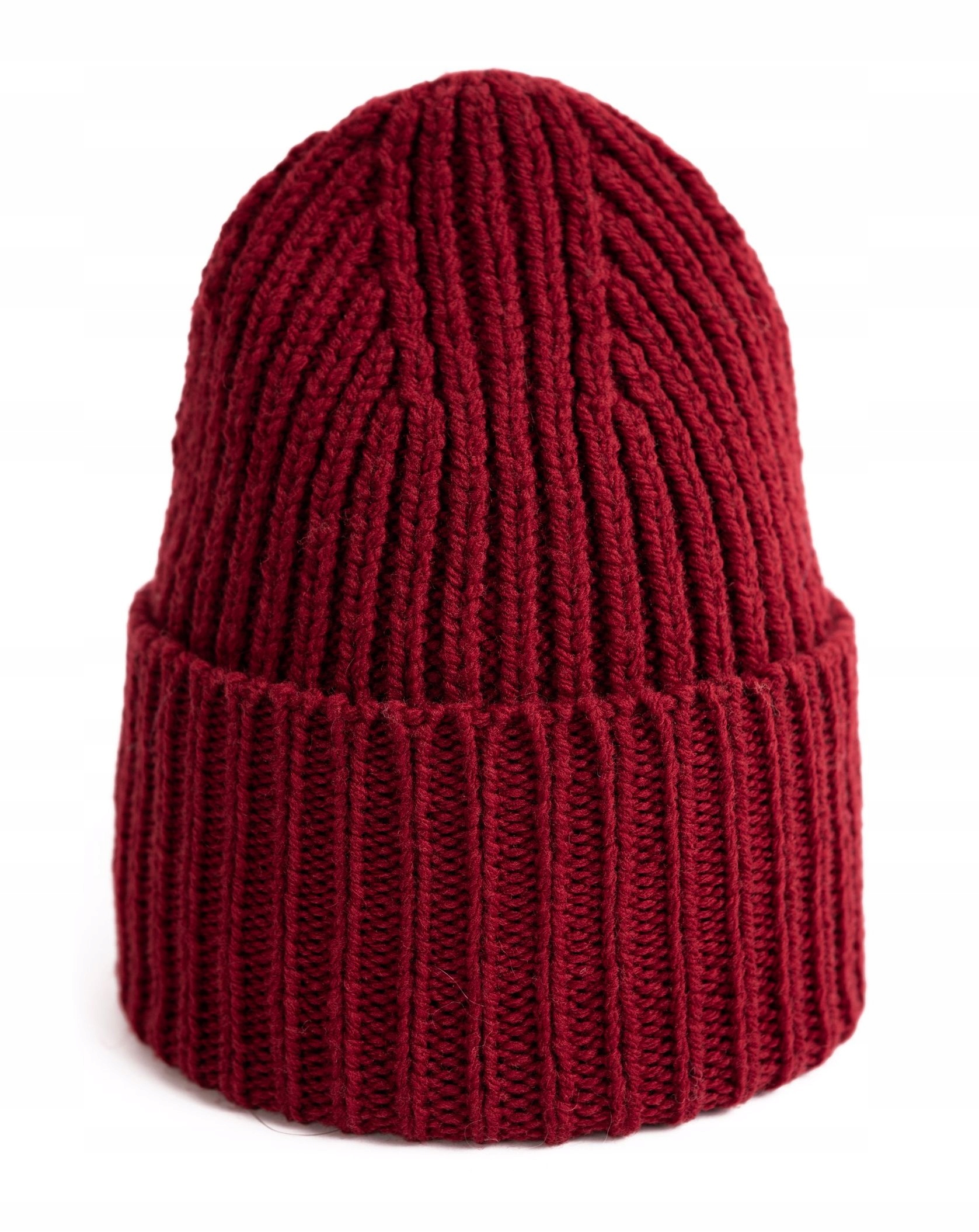 Čepice Dámská Mládežnická Beanie Vyhrnovací Zimní 100% Vlna Virgin Česká republika