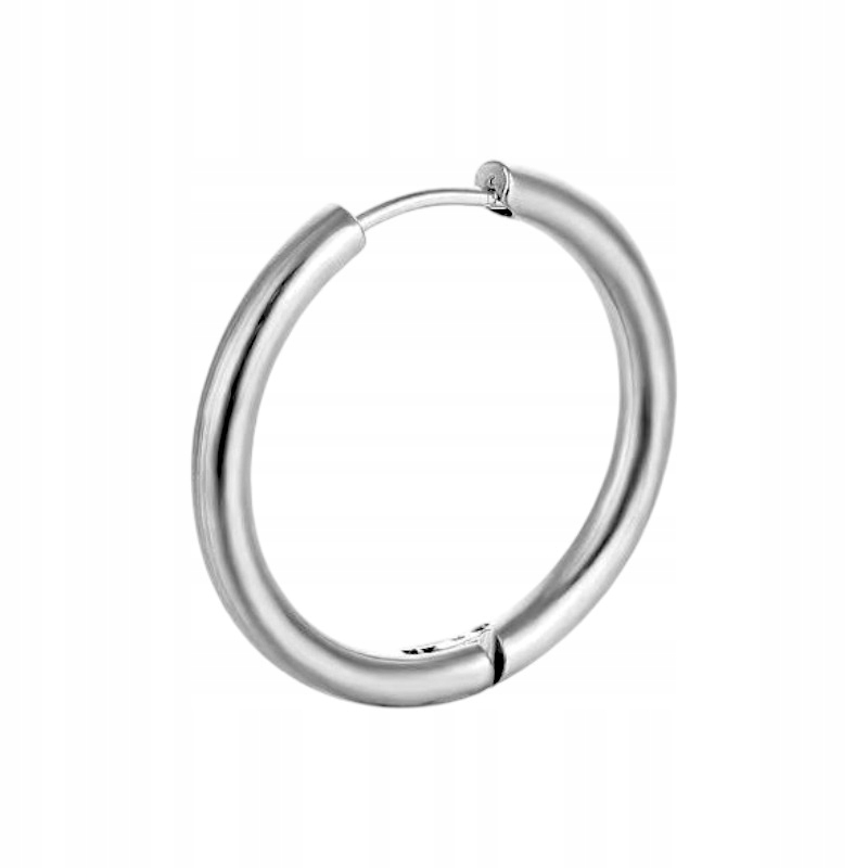 Kolczyk PIERCING Srebrny Clicker Kółko Kółeczko Stal 316L 1.0/14