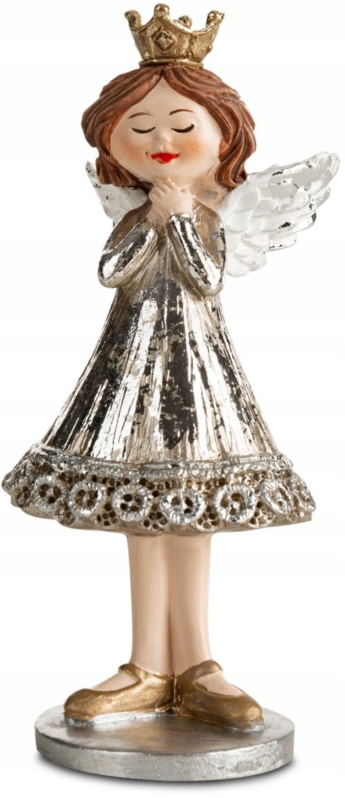 ANIOŁ FIGURKA NA ŚWIĘTA 10 CM OZDOBA ŚWIĄTECZNA