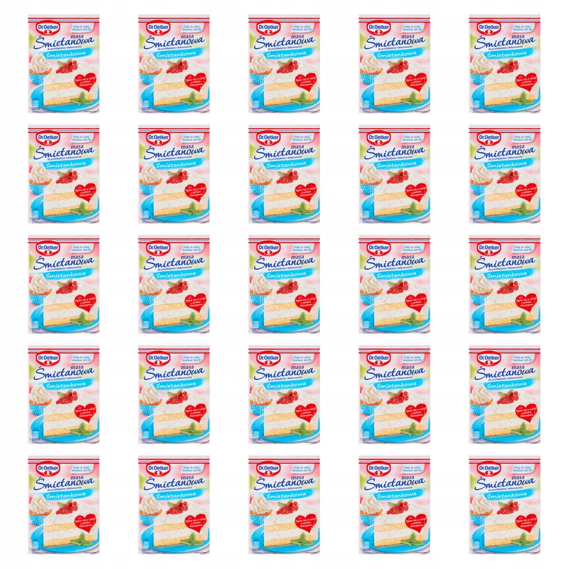 Dr. Oetker Smetanová hmota s smetanovou příchutí 56 g X25