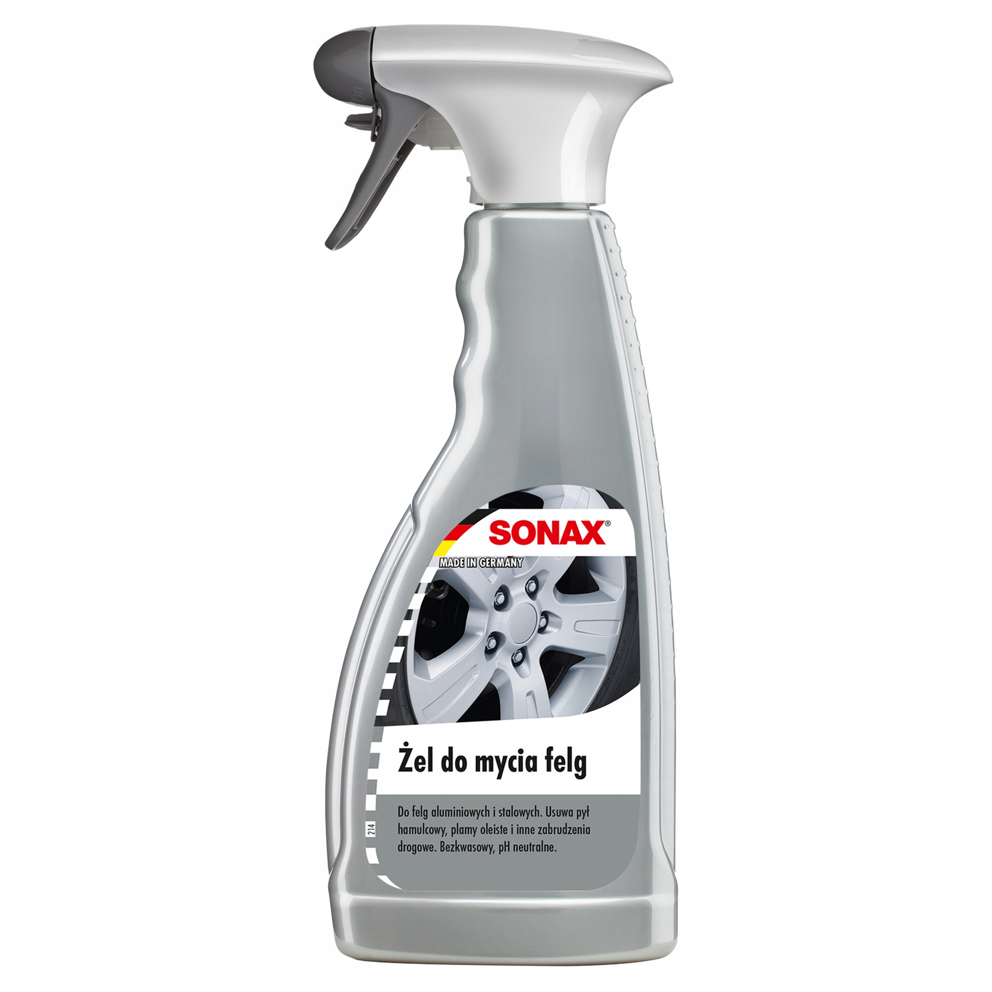 SONAX ŻEL DO MYCIA FELG STALOWYCH I ALUMINIOWYCH