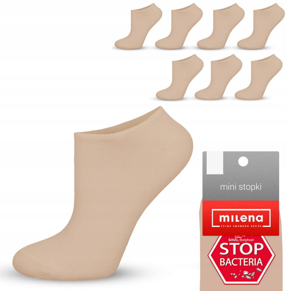 

Skarpety męskie stopki Milena Stop Bacteria *41-43