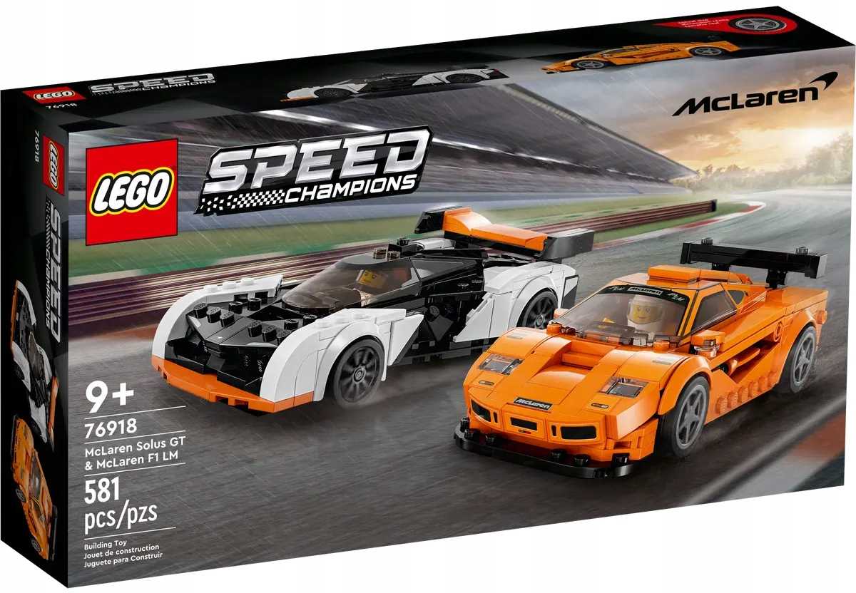 76918 Lego Speed Champions McLaren Solus Gt a McLaren F1 LM