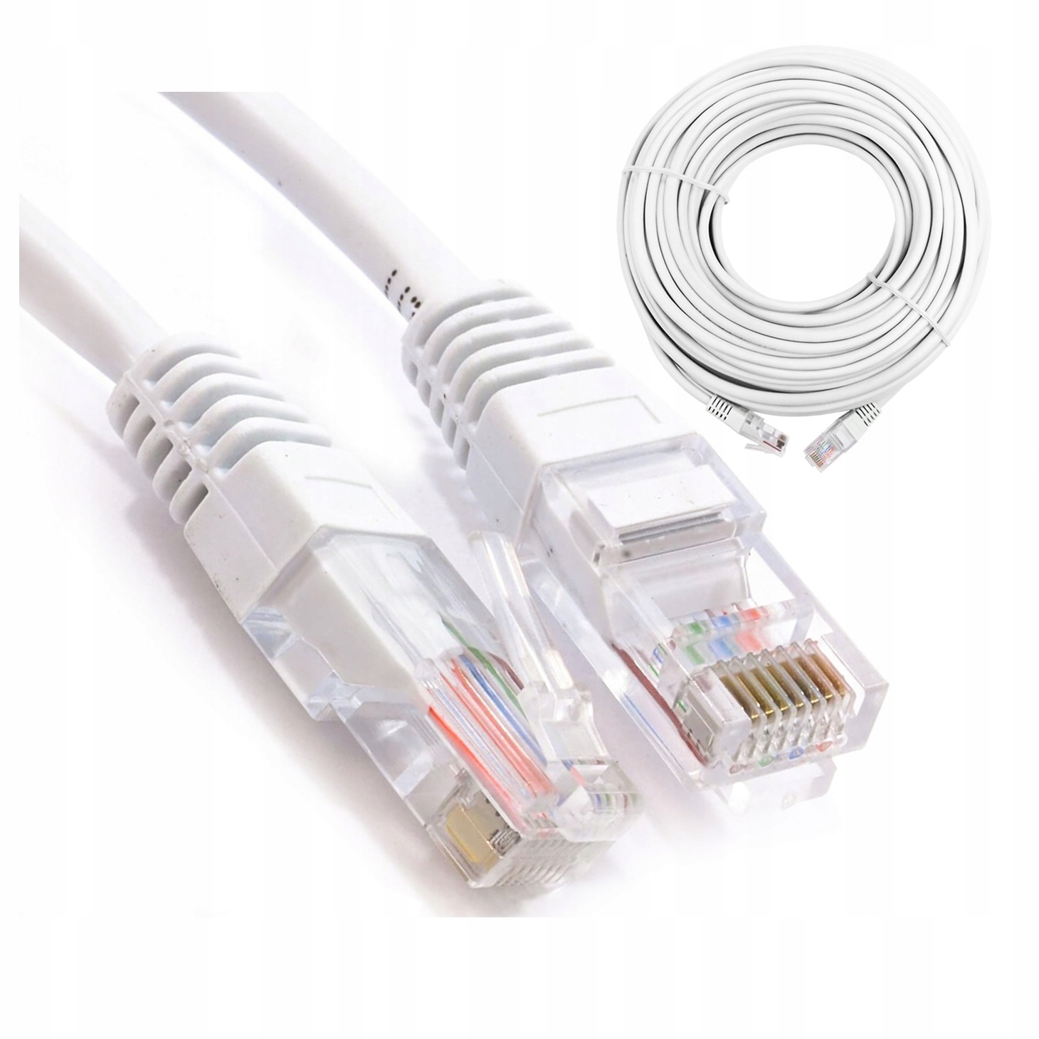 

Kabel Siecowy Przewód Do Internetu CAT6 RJ45 15M