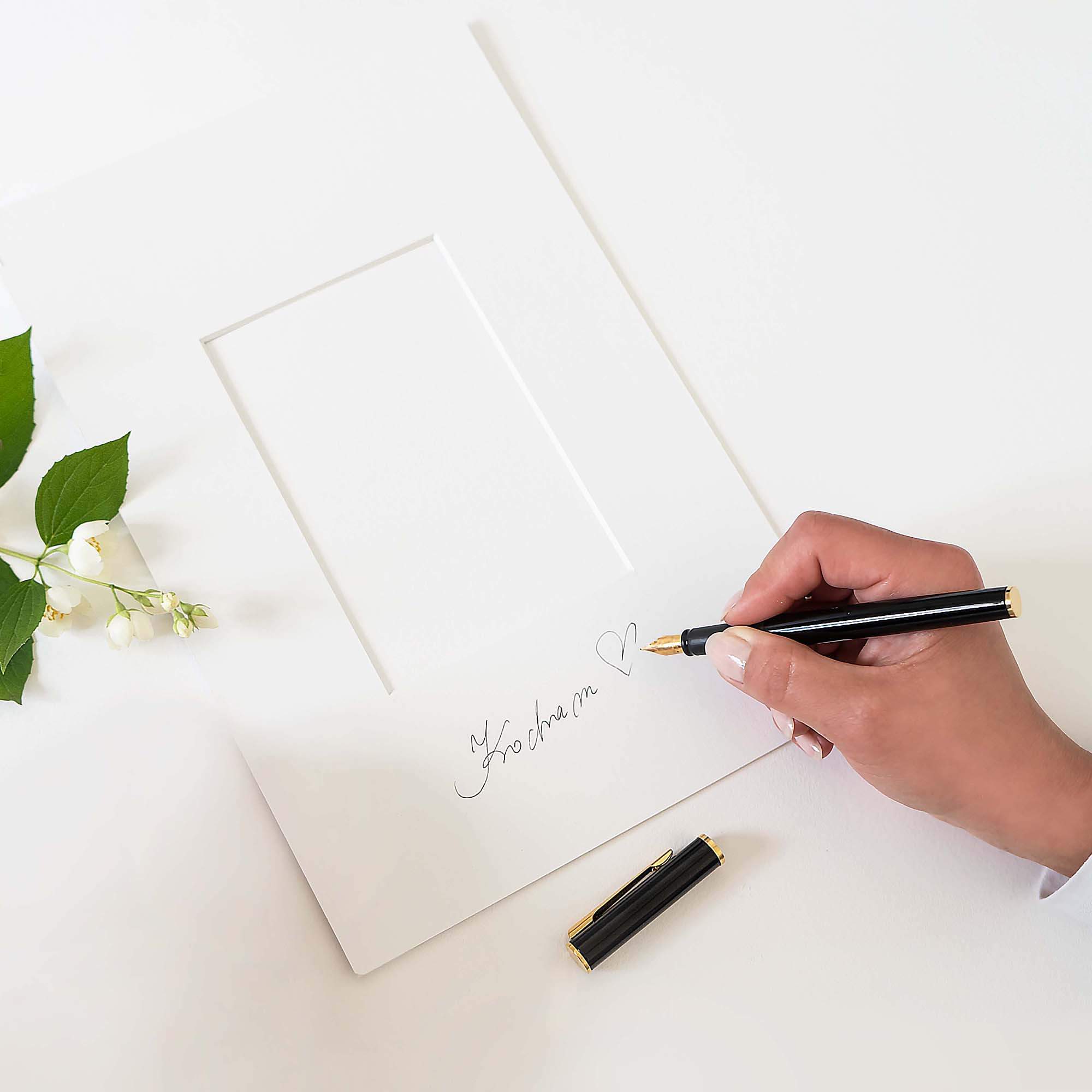 PASSE-PARTOUT 21x30 (15x21)- BIAŁY Marka Luca