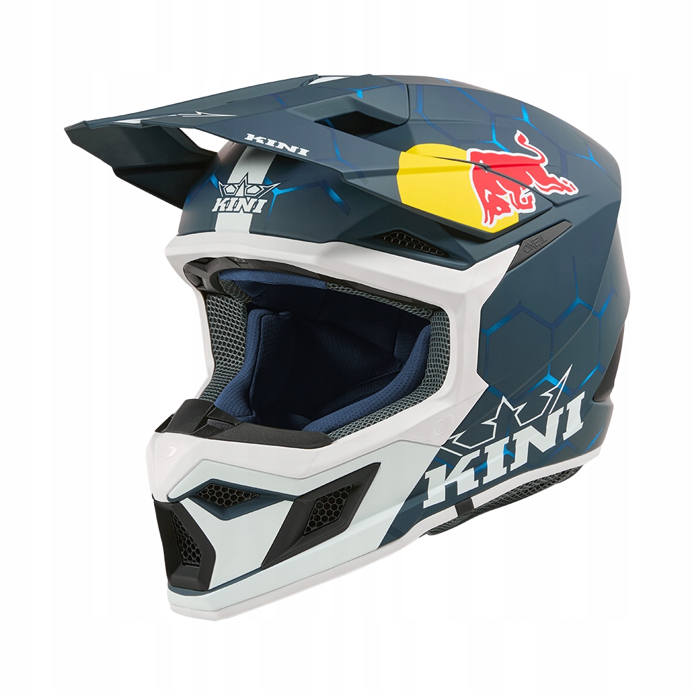 Kini Red Bull MX3 Detská Prilba Kini Red Bull 1.0 modro/biela L Štvorkolka Motokros