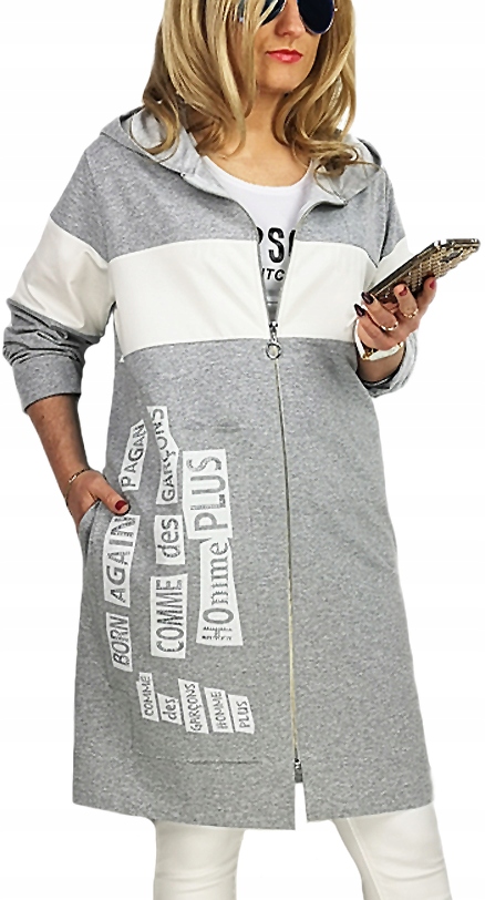 ORYGINALNA KURTKA BLUZA NARZUTKA Z KAPTUREM 2XL 3XL Marka inna