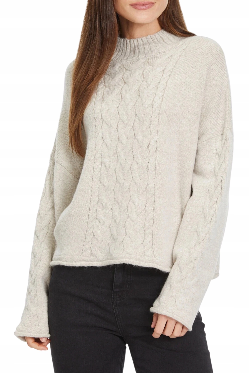 Svetr Tamaris Balje dámský oversize béžový měkký, teplý a pohodlný, velikost vel. L