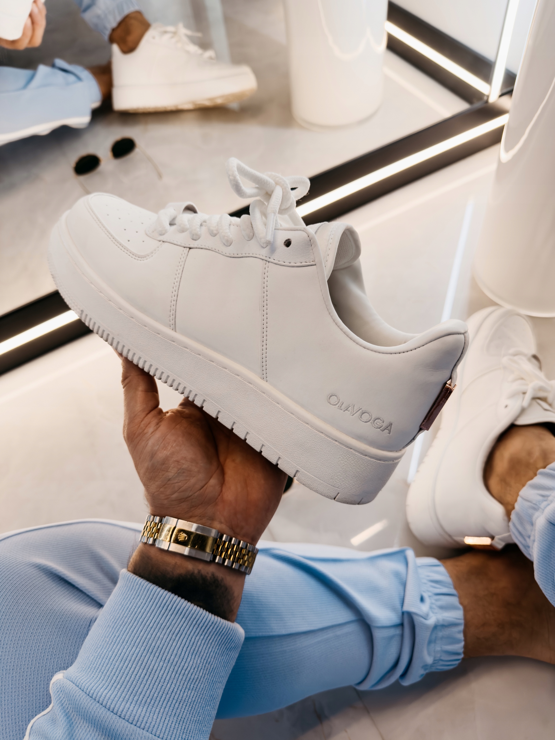 Pánské Boty Dayton Olavoga Bílé 45