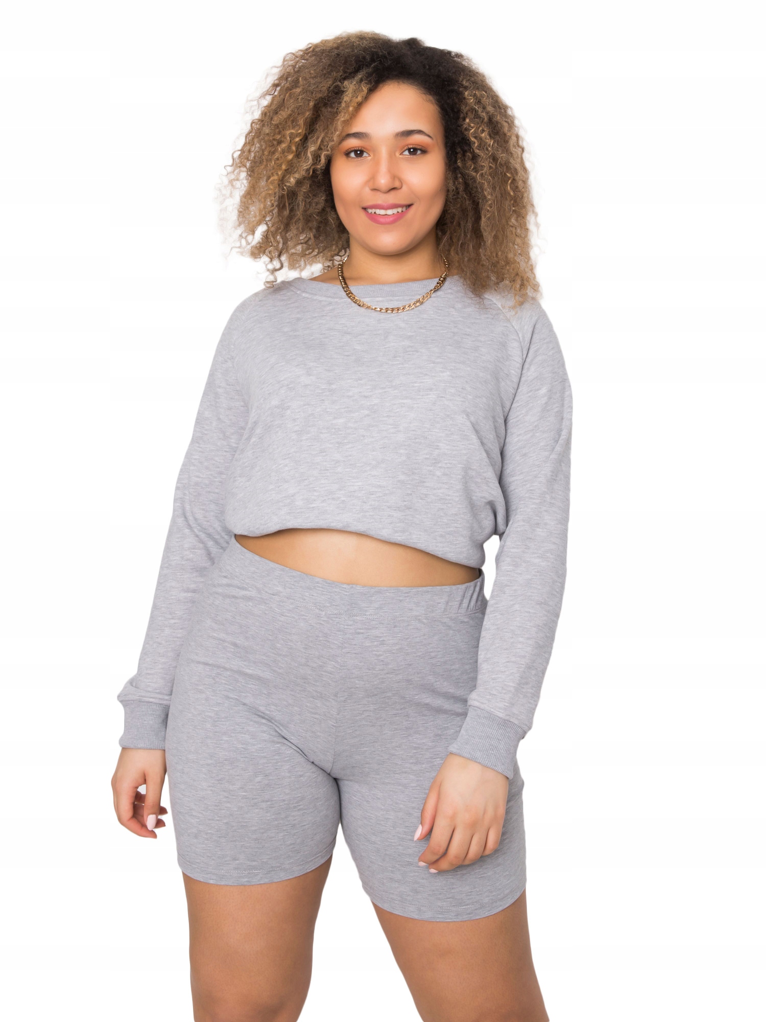 

Bawełniane Spodenki Szorty Damskie Plus Size - 2XL