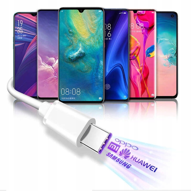 Kabel USB TYP-C biały TYP C 1m 2A Fast Charge Kod producenta BL90