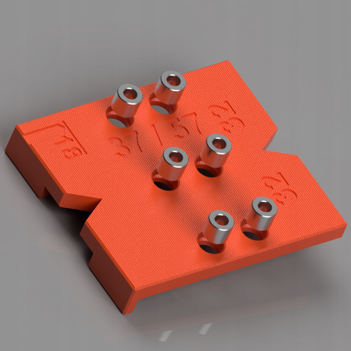 

Szablon dla stolarza regulacja półki 3*32mm