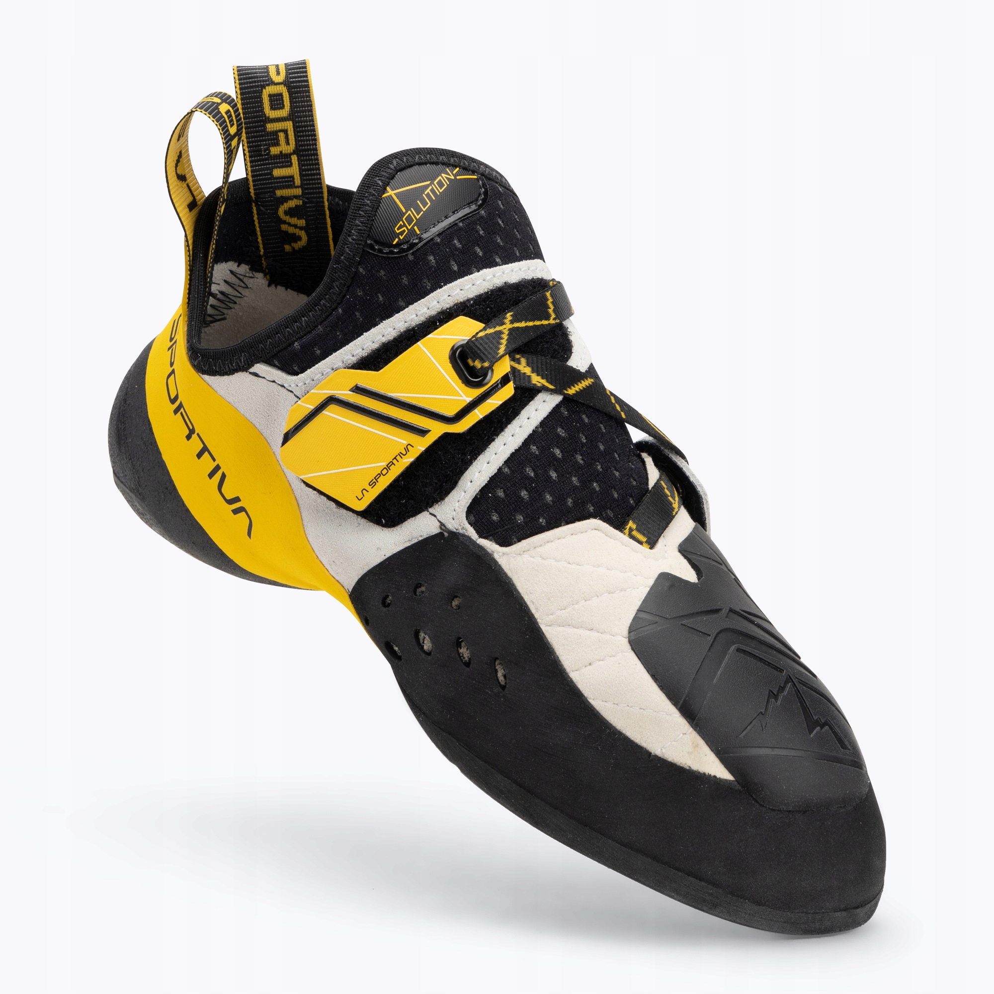 Pánské lezecké boty La Sportiva Solution 2024 white/yellow 39 Eu