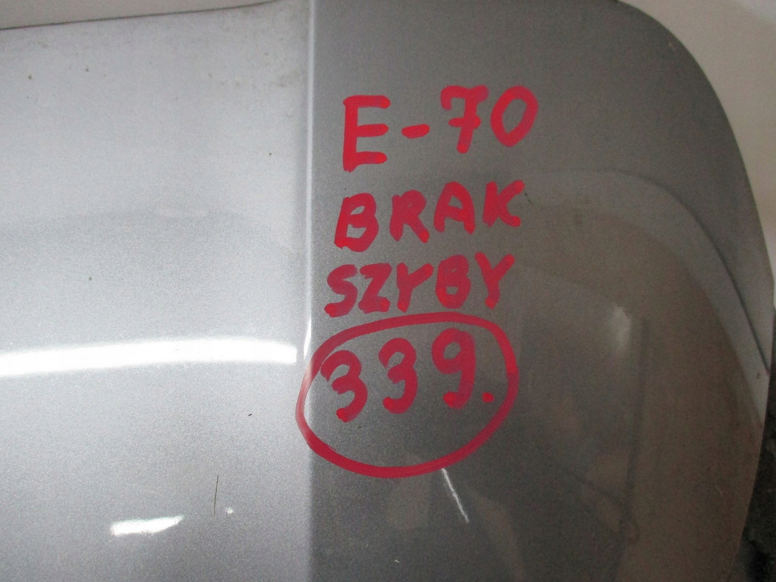HECKKLAPPE BMW X5 E70 OHNE FENSTER