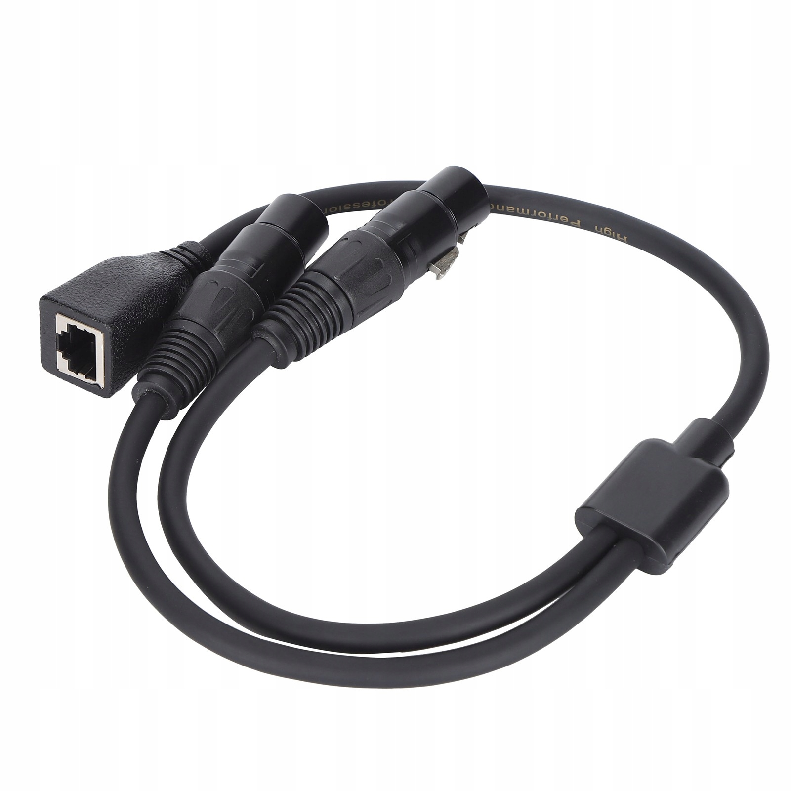 JD6097 Podwójny Kabel Rozgałęziający XLR (żeński) na RJ45 (żeński) do Mikrofonów