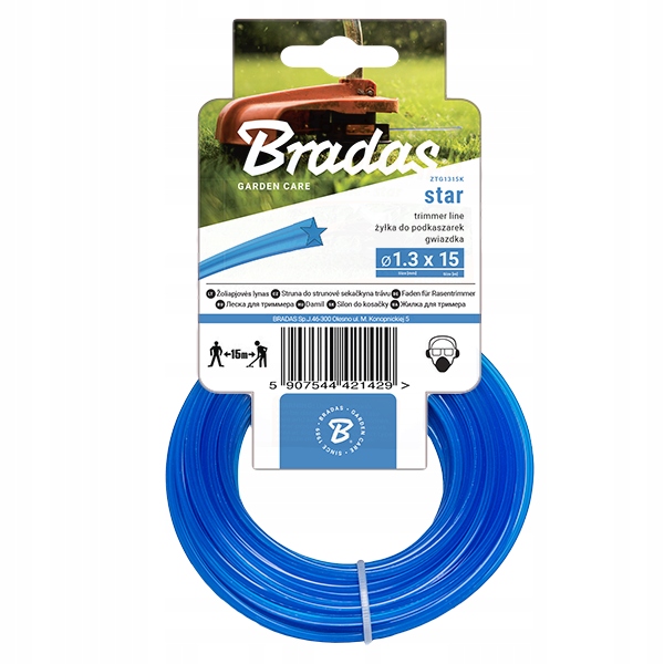 

Żyłka do podkaszarek kosy tnąca 2,0mm x 15 m