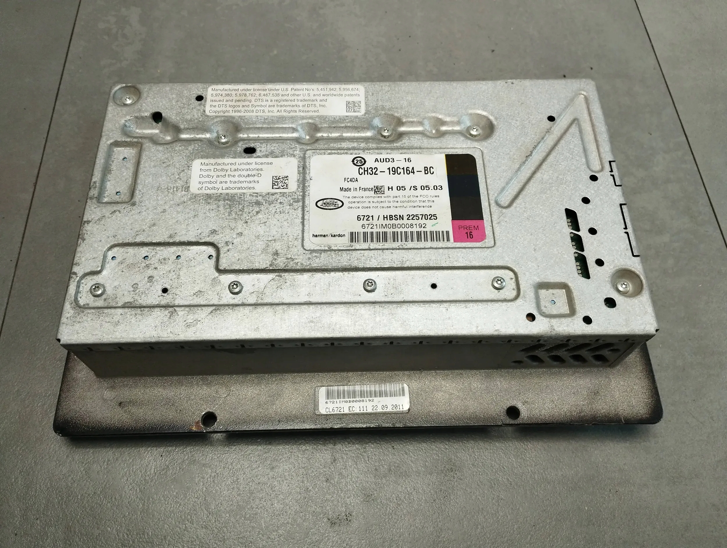 Land Rover Range Rover Sport L320 amplifier HARMAN CH3219C164BC