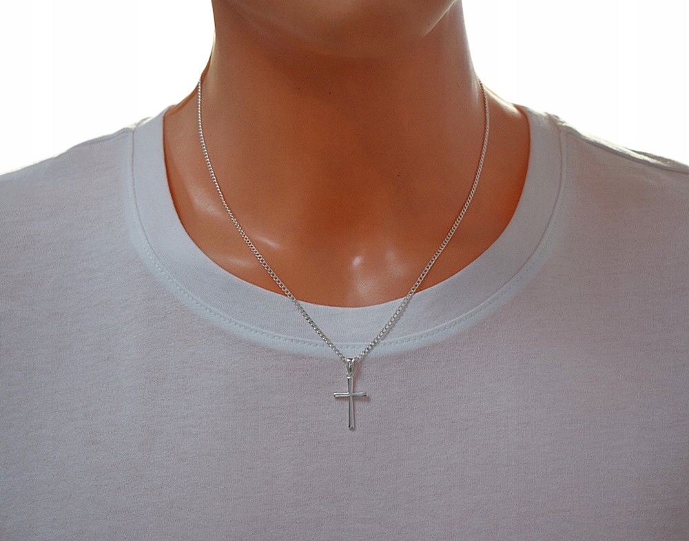 Łańcuszek Srebrny Pancerka Pełny Diamentowany Krzyżyk pr 925 Grawer Gratis Kod producenta łańcuszek srebrny