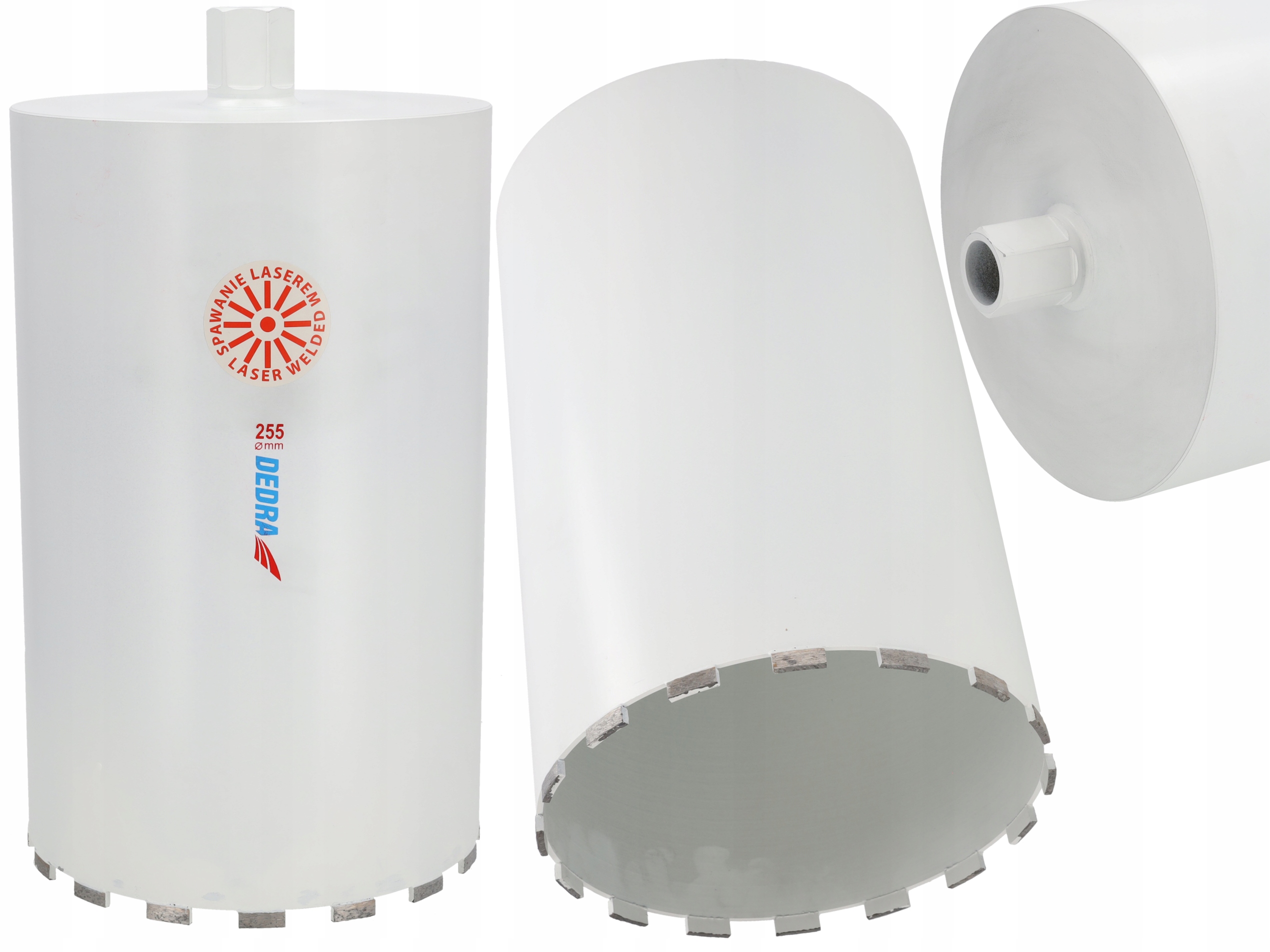 Wiertło Koronowe Diamentowe do Betonu 255 x 450 Wiertnica Otwornica Dedra
