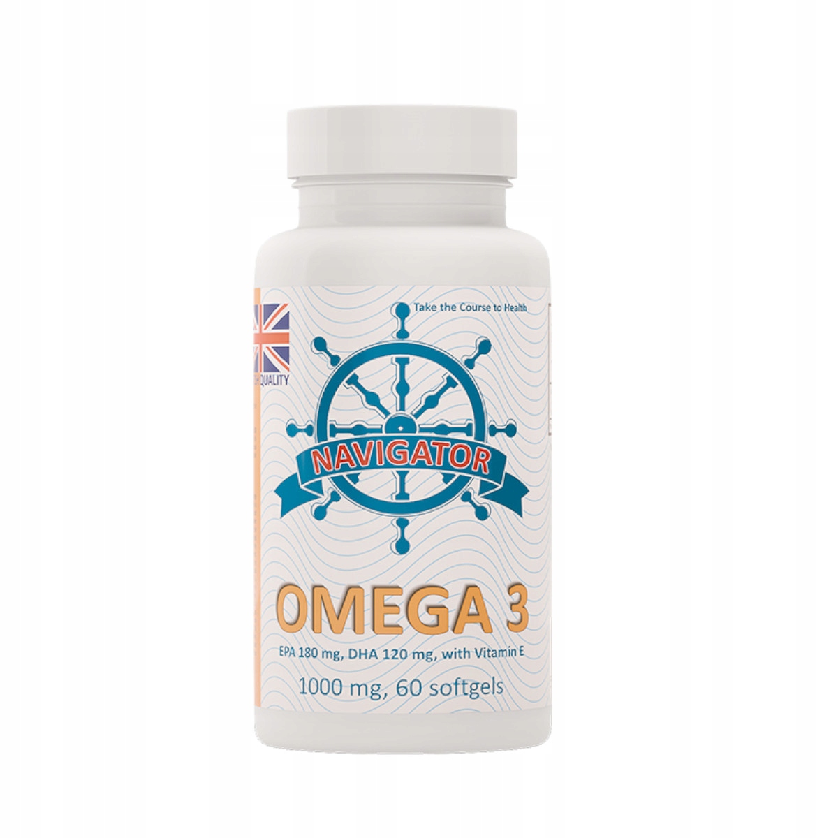 

Kwasy Omega 3 1000mg witamina E Dha Epa 60 kaps