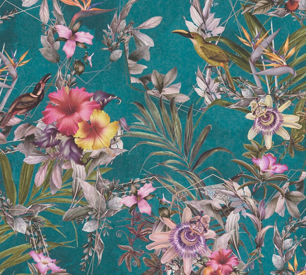 Tapeta Dream Flowery 38178-3 rajský pták květina